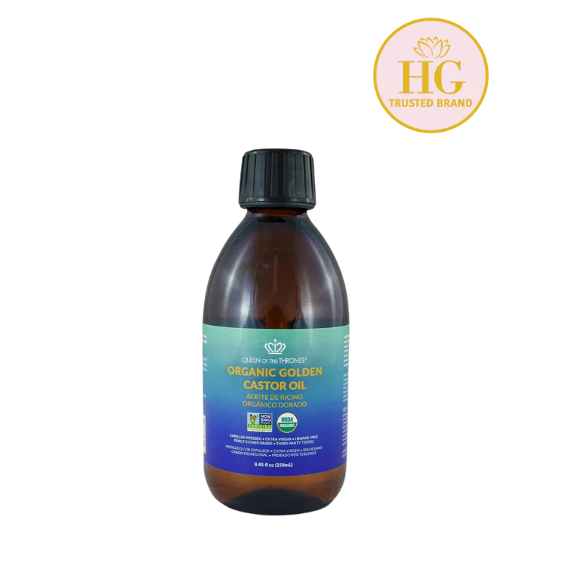 Organic Golden Castor Oil 8.45 oz