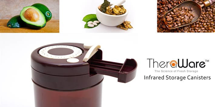 TheraWare - Airtight Food, Hemp & Herb Storage Containers using Infrared Technology