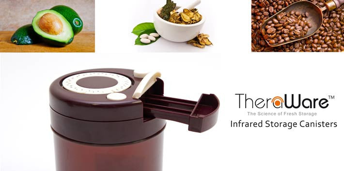 TheraWare - Airtight Food, Hemp &amp; Herb Storage Containers using Infrared Technology