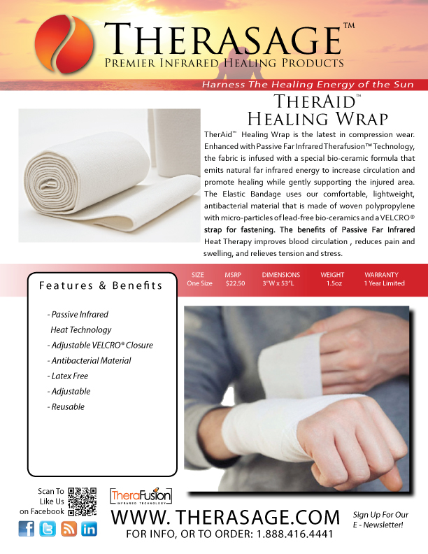 TherAid Infrared Bandages from Therasage
