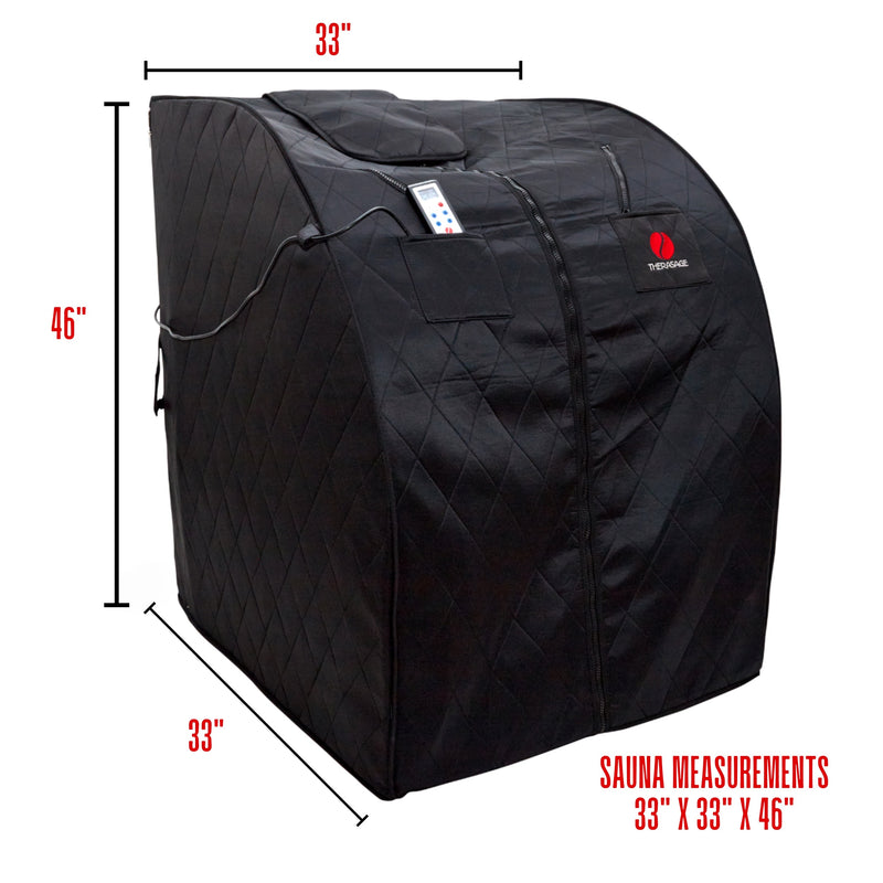 Thera360 PLUS Personal Sauna (Black)