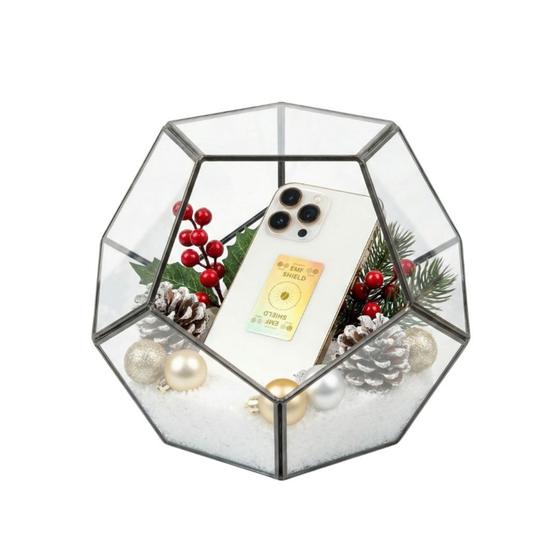 TheraProtect EMF Harmonizer - Gold - Cell Phone / Laptop / Tablet EMF Shield (2 Pack)