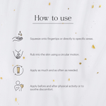 REDOXGold™ Massage + Soothing Gel
