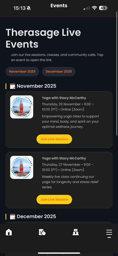 Community App Screen