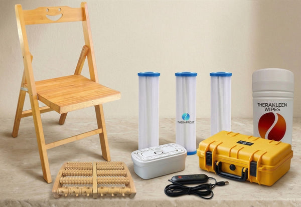 Wellness accessories for sauna, cold plunge, and recovery therapies