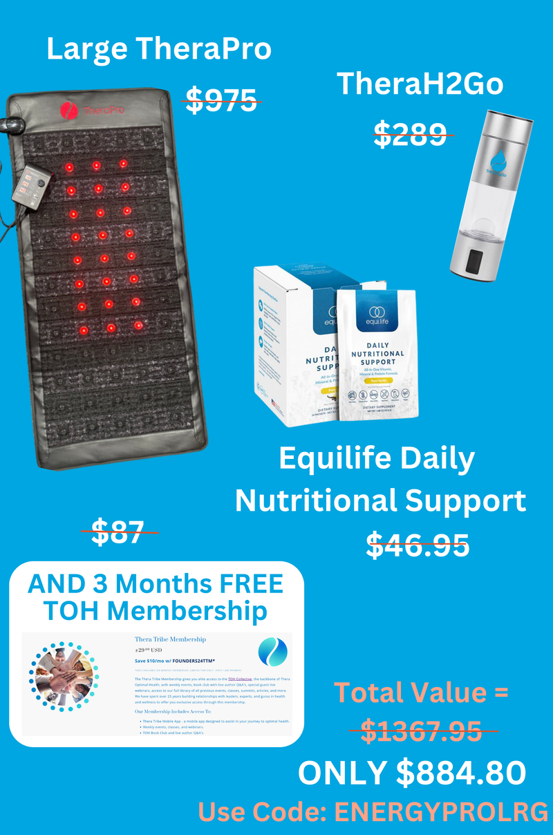 Energy Bundle Large TheraPro - Get It While You Can Only $884.80 with code: ENERGYPROLRG