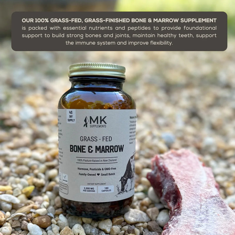 MK Supplements Grass-Fed Beef Bone & Marrow