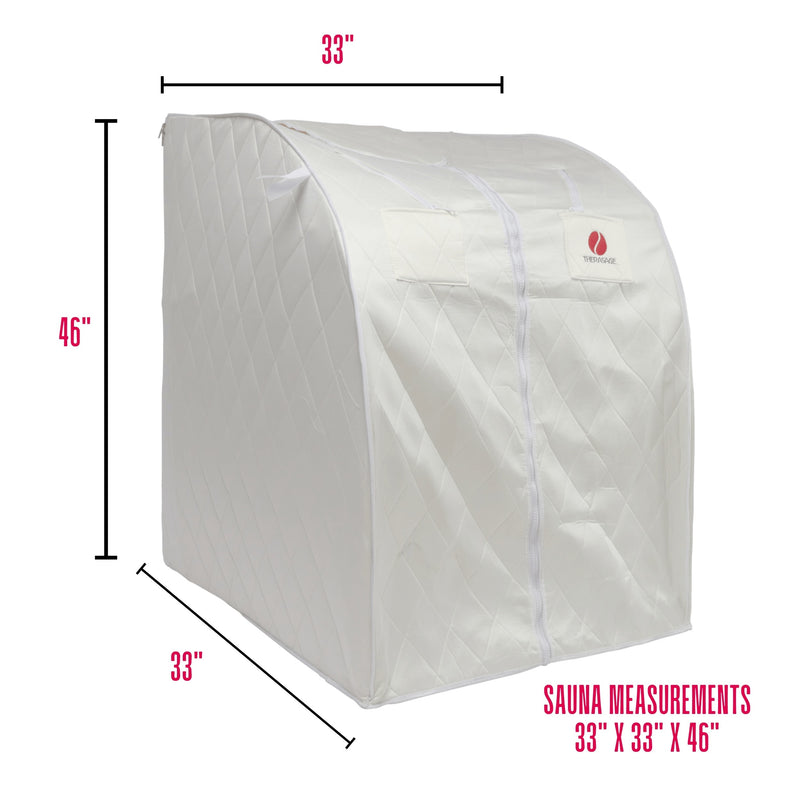 Perfectly Imperfect Thera360 PLUS Personal Sauna (White) USE PROMO CODE PERFECTLYIMPERFECT for $500 discount (SHIPS IN 1-2 WEEKS)