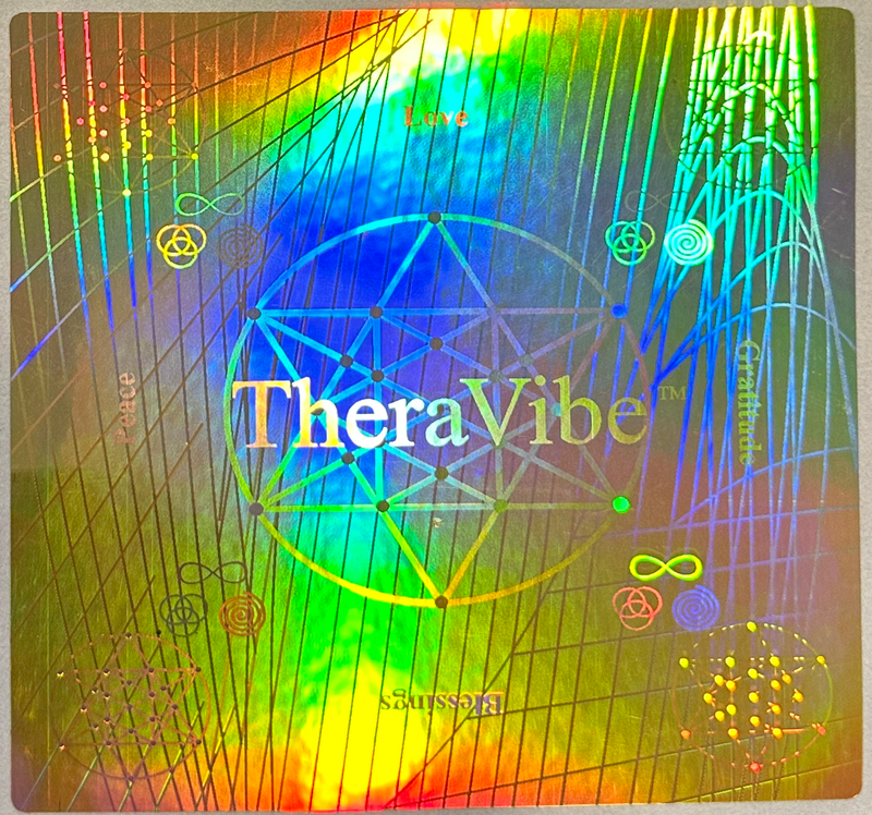 TheraVibe - 4x4 Card - Structured Water