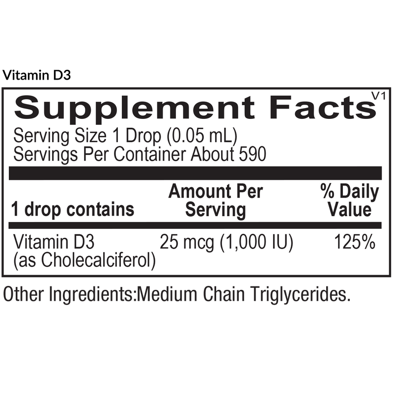 EquiLife Vitamin D3: High Potency Liquid